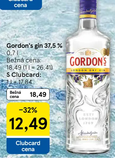 Gordon's gin 37,5 %