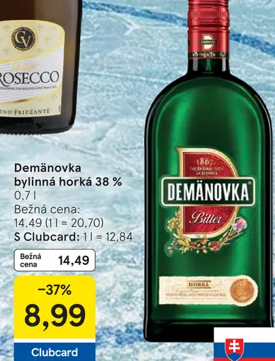 Demänovka bylinná horká 38 %