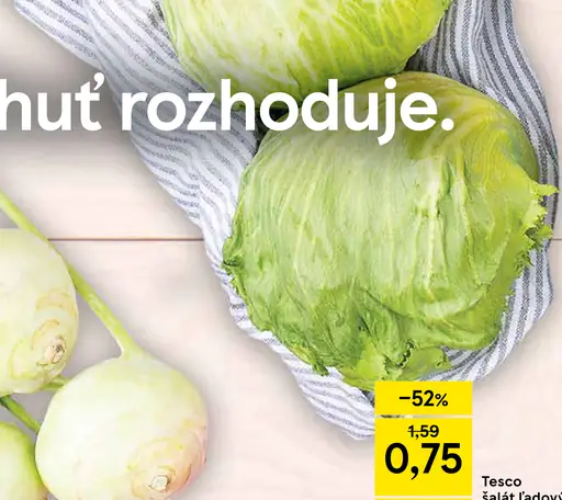 Tesco šalát ľadový