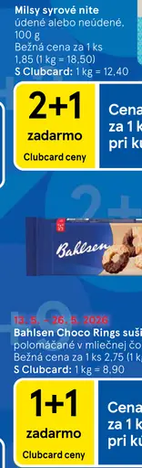 Bahlsen Choco Rings sušienky polomáčané v mliečnej čokoláde