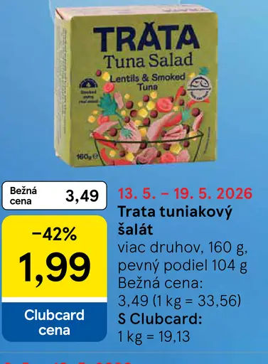 Trata tuniakový šalát šošovica, fazuľa, zelenina