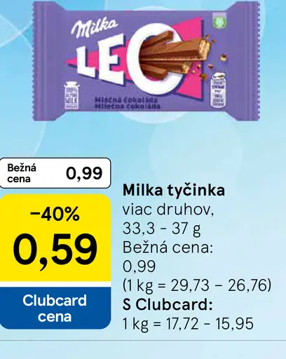 Milka tyčinka