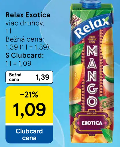 Relax Exotica ovocný nápoj