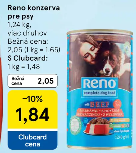 Reno konzerva pre psy