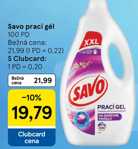 Savo prací gel