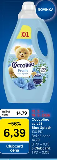 Coccolino Aviváž Blue Splash