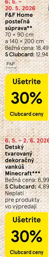 Detský tvarovaný dekoracný vankúš Minecraft