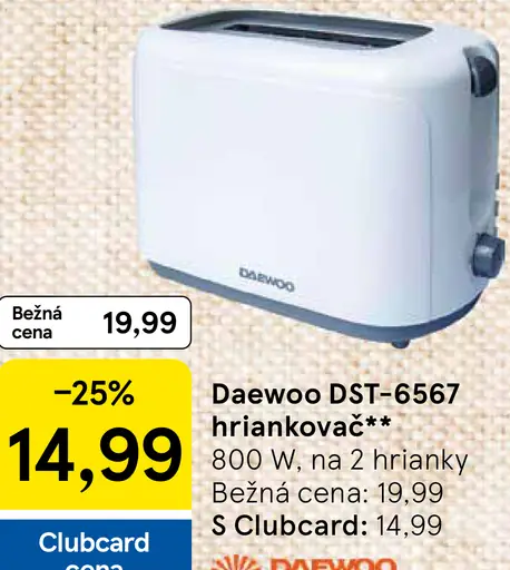 Daewoo DST-6567 hriankovač