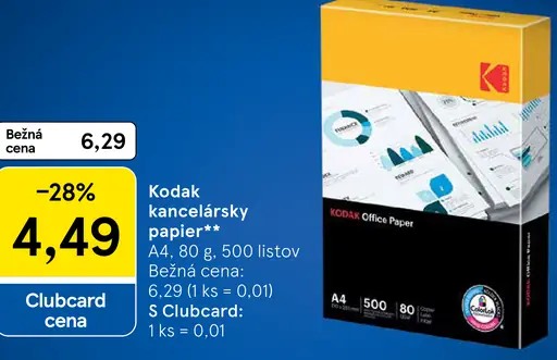 Kodak kancelársky papier A4 80 g
