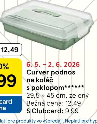 Curver Podnos na koláče s poklopom