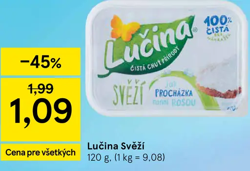 Lučina svieži smotanový syr