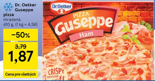 Dr. Oetker Guseppe pizza mrazená Ham