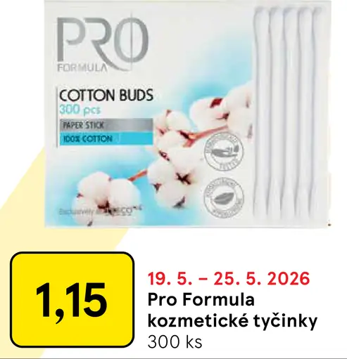 Pro Formula kozmetické tampóny