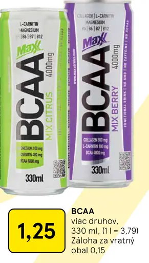 BCAA energetický nápoj