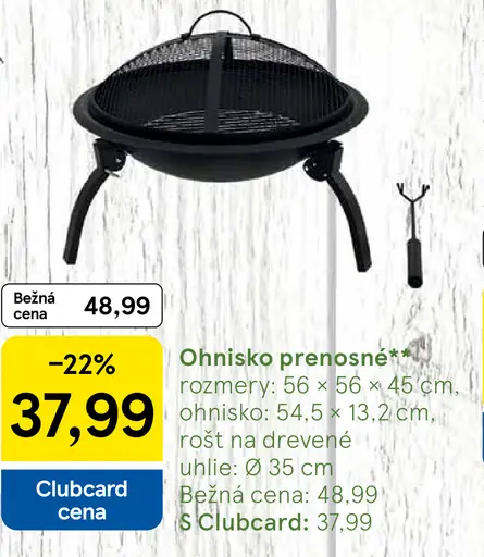 Ohnisko prenosné