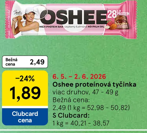 Oshee Proteinová tyčinka
