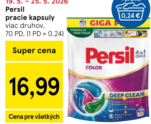 Persil pracie kapsuly viac druhov