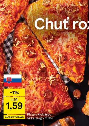 Pizza s klobásou