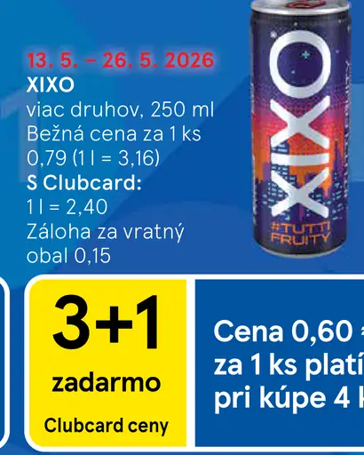 XIXO energetický nápoj