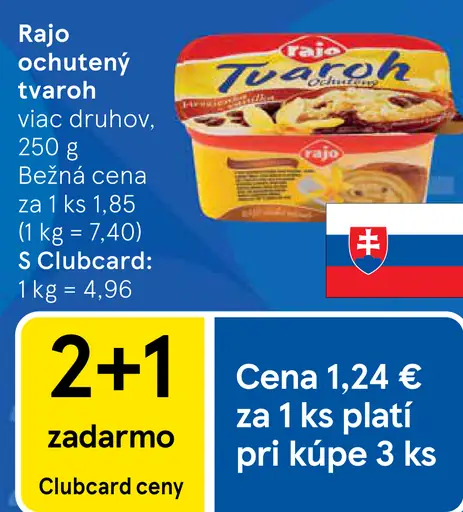 Rajo tvaroh ochutený