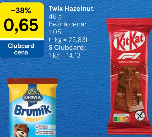 Twix Hazelnut tyčinka