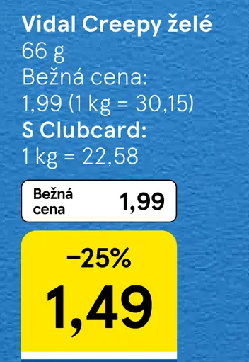 Vidal Creepy želé
