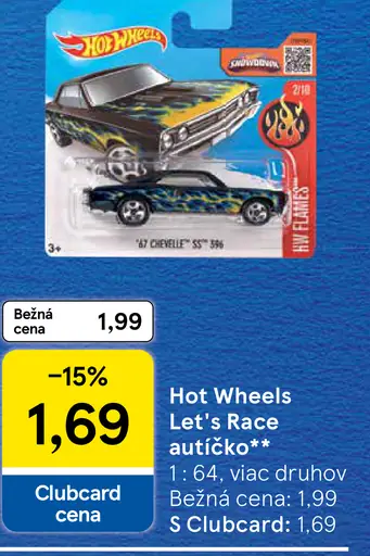 Hot Wheels Let's Race auto