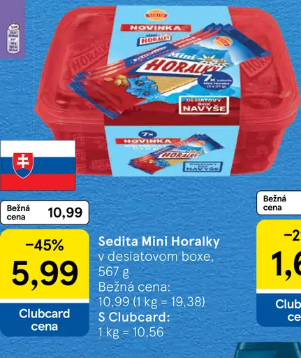 Sedita Mini Horalky v desiatovom boxe