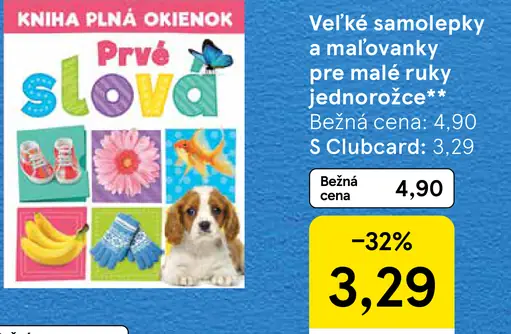 Veľké samolepky a maľovanky pre malé ruky jednorožce kniha