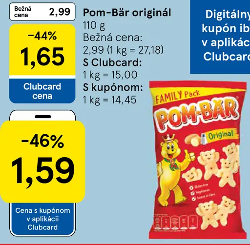 Pom-Bär zemiakové chrumky Original