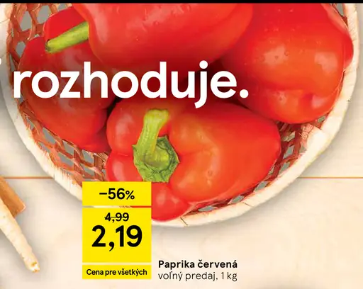 Paprika červená