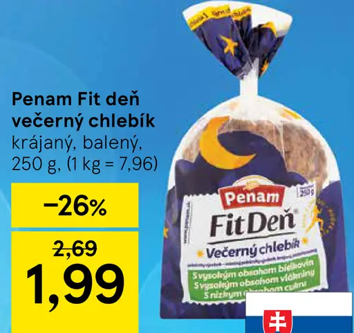Penam Fit Deň Večerný chlebík