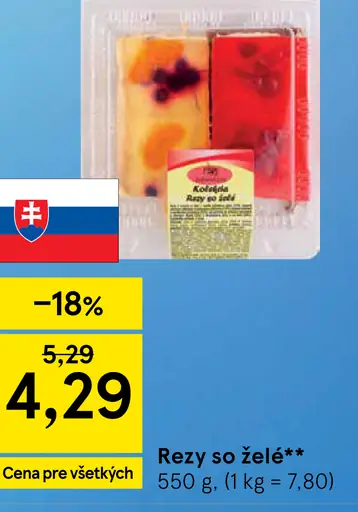 Rezy so želé