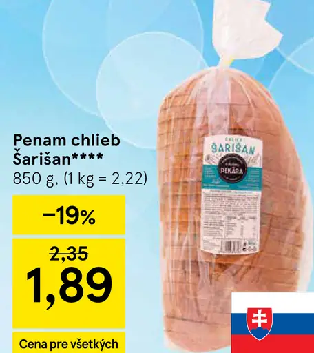 Penam chlieb Šarišan