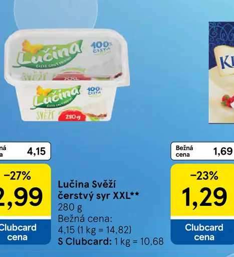 Lučina čerstvý syr XXL