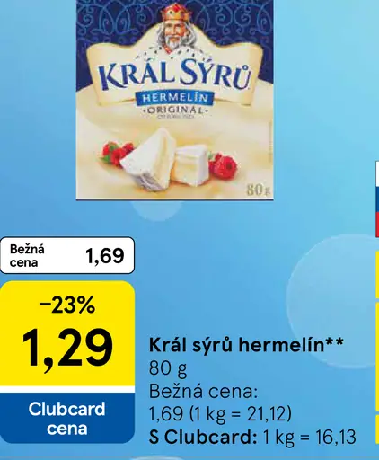 Kráľ sýru hermelín