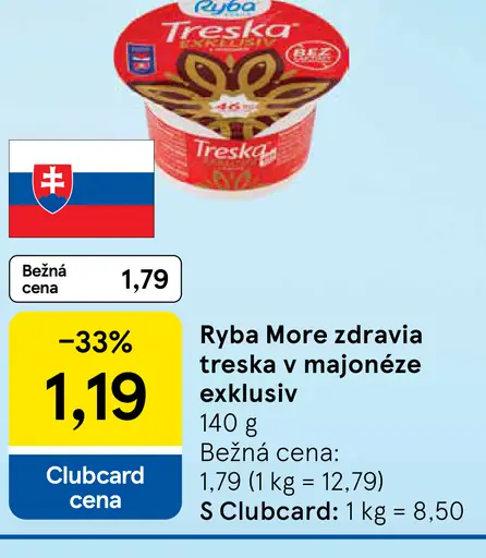 Ryba More Zdravia Treska v majonéze Exklusiv