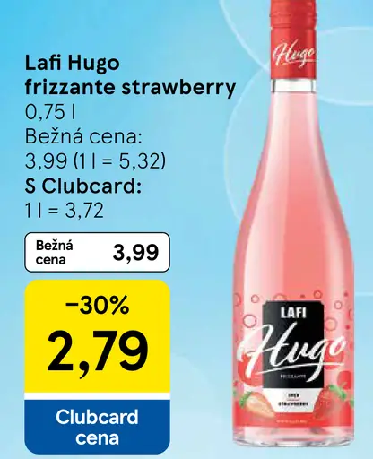 Lafi Hugo frizzante strawberry víno