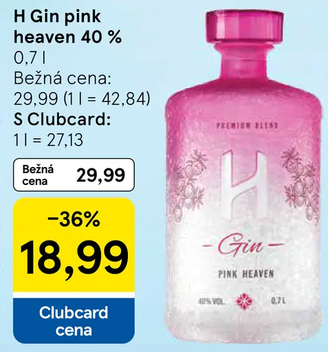 H gin pink heaven 40 %