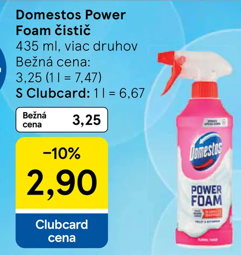 Domestos Power Foam čistič