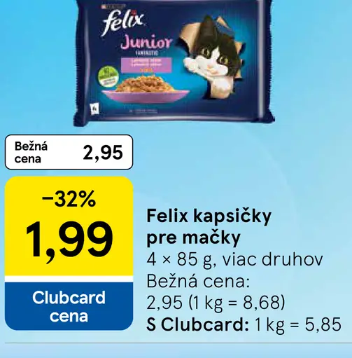 Felix kapsičky pre mačky