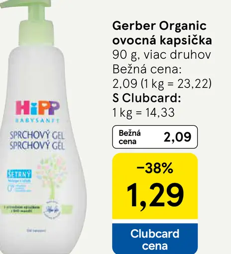 Gerber Organic ovocná kapsička