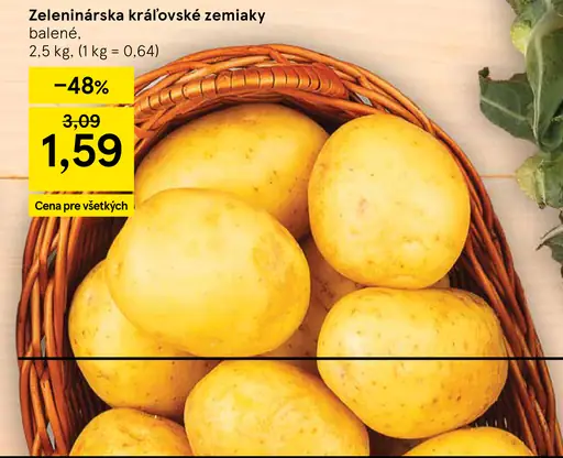 Zeleninárska kráľovské zemiaky
