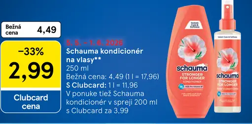 Schauma kondicionér na vlasy