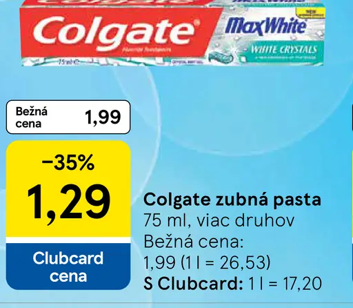 Colgate Zubná pasta Max White