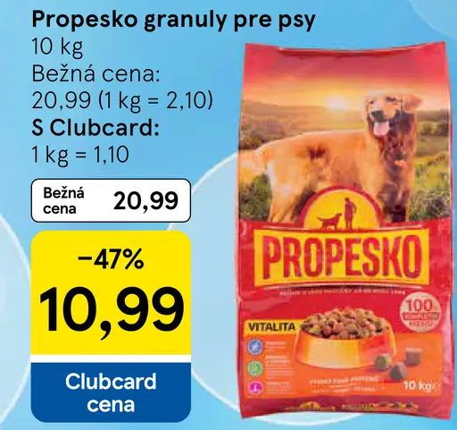 Propesko granuly pre psy