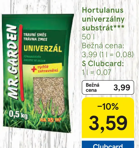Hortulanus univerzálny substrát