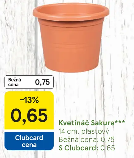 Kvetináč Sakura plastový