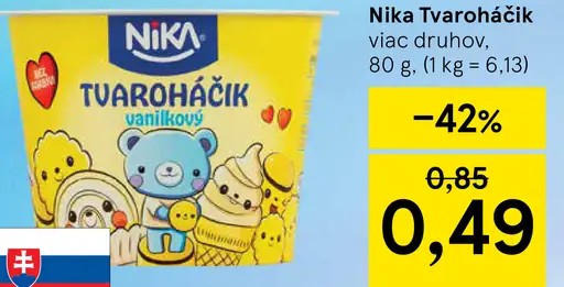 Nika Tvaroháčik Vanilkový