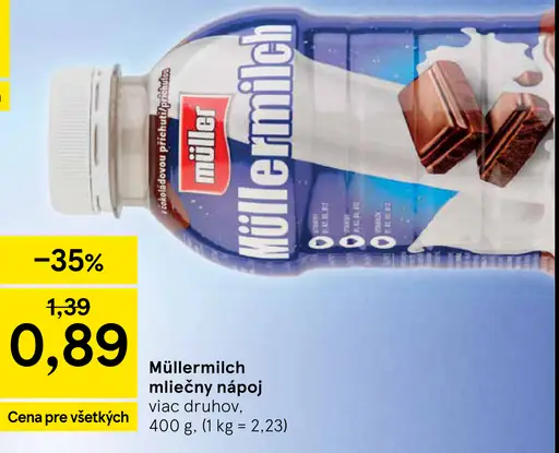 Müllermilch mliečny nápoj